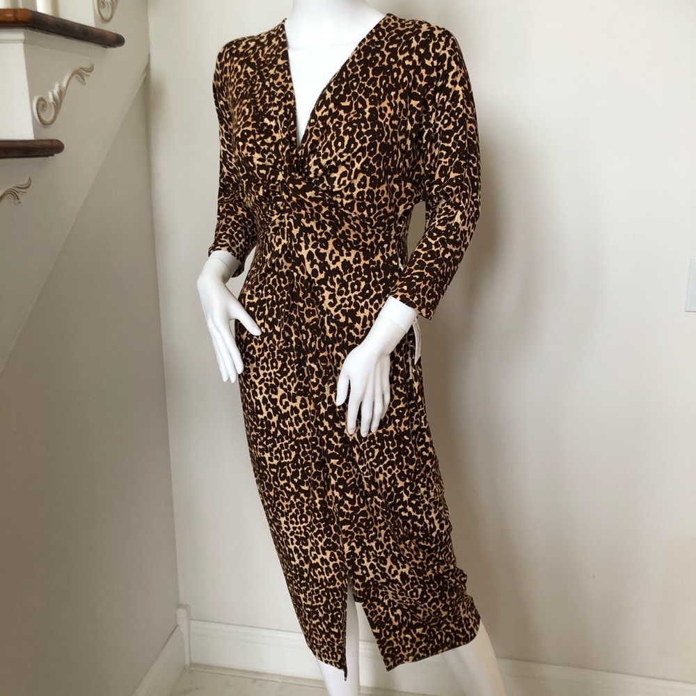 Jessica Simpson Maternity Leopard Dress